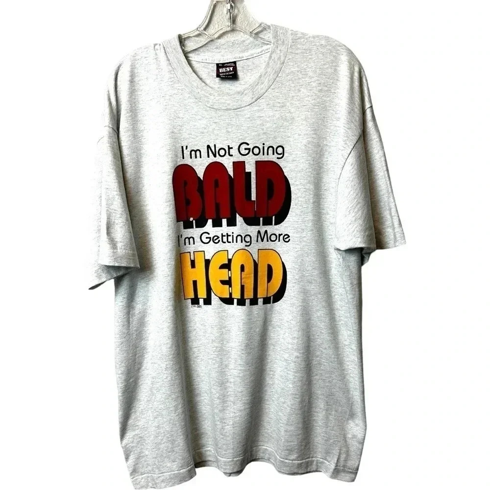 Vintage 1992 Men’s Graphic Slogan Novelty T-Shirt. 
Single‎ Stitch.